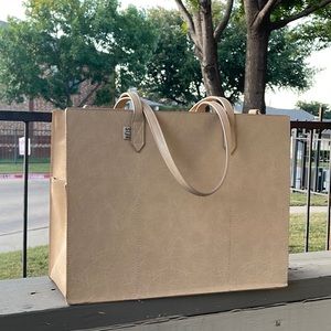 Beis Mini Work Tote Beige